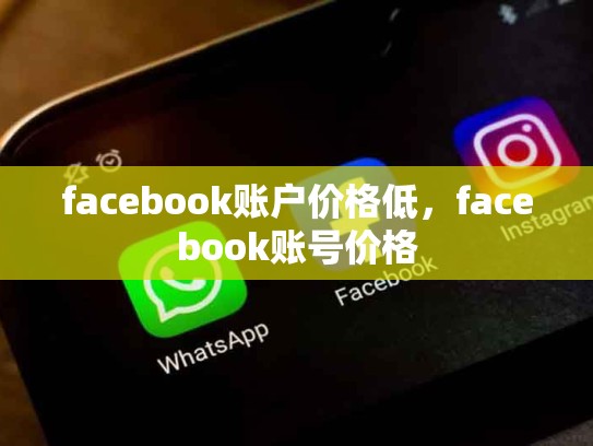 facebook账户价格低，facebook账号价格