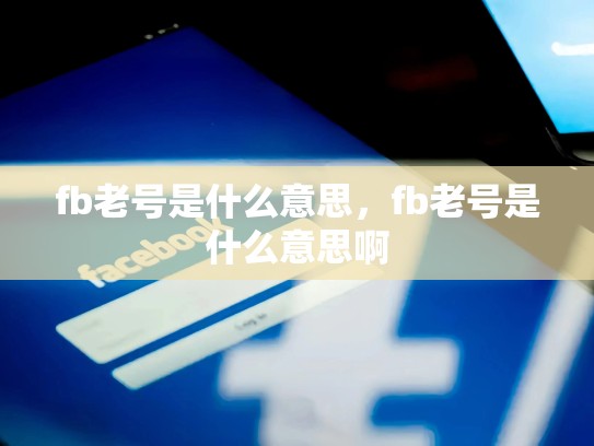 fb老号是什么意思，fb老号是什么意思啊