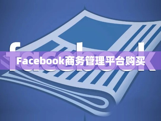 Facebook商务管理平台购买