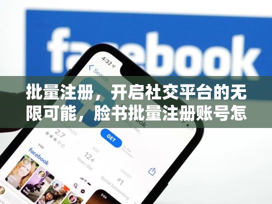 批量注册，开启社交平台的无限可能，脸书批量注册账号怎么弄