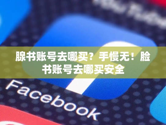 腺书账号去哪买？手慢无！脸书账号去哪买安全