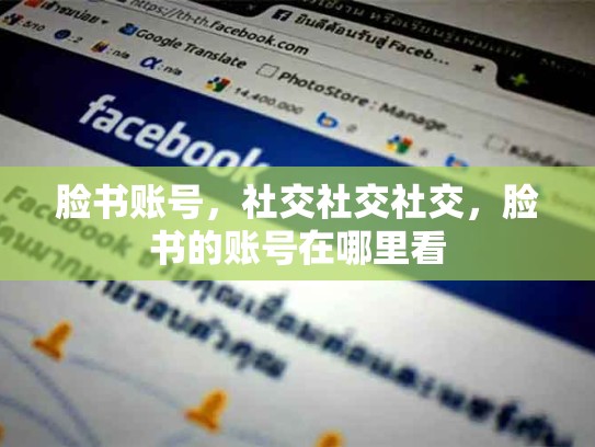 脸书账号,社交社交社交,脸书的账号在哪里看