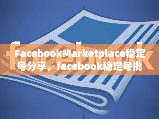 FacebookMarketplace稳定号分享，facebook稳定号批发